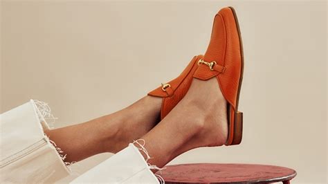 backless loafers women tan.